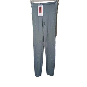 Revolve P.E Nation Women's Free Play Legging Color Iceberg Green Ribbed XS